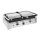 Buffalo Bistro Doppelkontakt-Grill - 2,9 kW - Flache & gerippte obere Platten