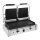 Buffalo Bistro Doppelkontakt-Grill - 2,9 kW - Flache & gerippte obere Platten