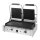 Buffalo Bistro Doppelkontakt-Grill - 2,9 kW - Flache & gerippte obere Platten