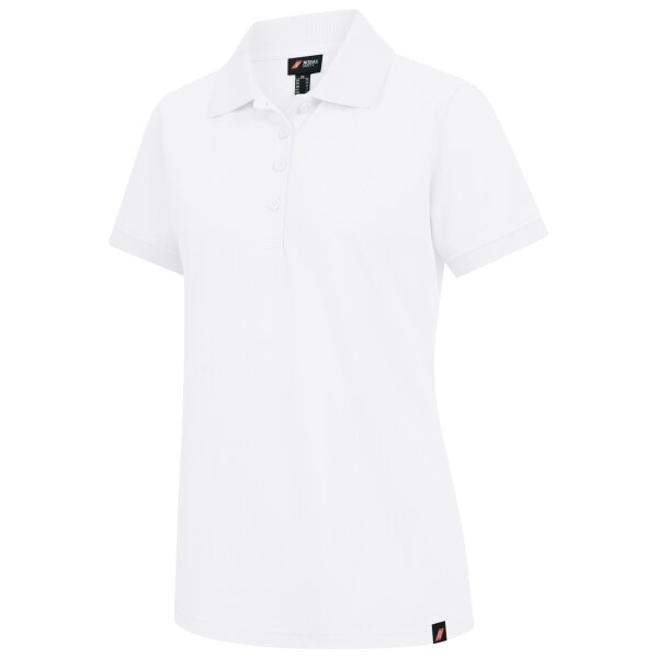 Nitras Motion Tex Plus Poloshirt  | Gr. XS - 3XL | Arbeitsshirt f. Damen | weiß