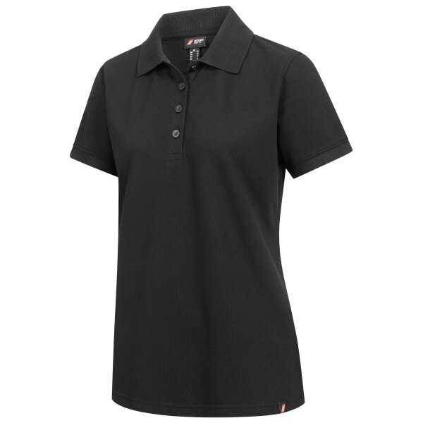 Nitras Motion Tex Plus Poloshirt  | Gr. XS - 3XL | Arbeitsshirt Damen | schwarz