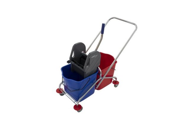 CleanTrack Doppelfahreimer - Duo 223 - 2 x 23 Liter - Reinigungswagen