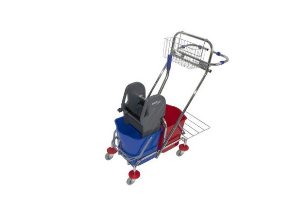 CleanTrack Doppelfahreimer - Duo 217 - 2 x 17 Liter - Reinigungswagen