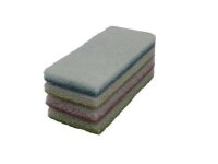 JUWEX - Handpad - 250 x 115 mm - rechteckig - 10 Pads - grobe Körnung