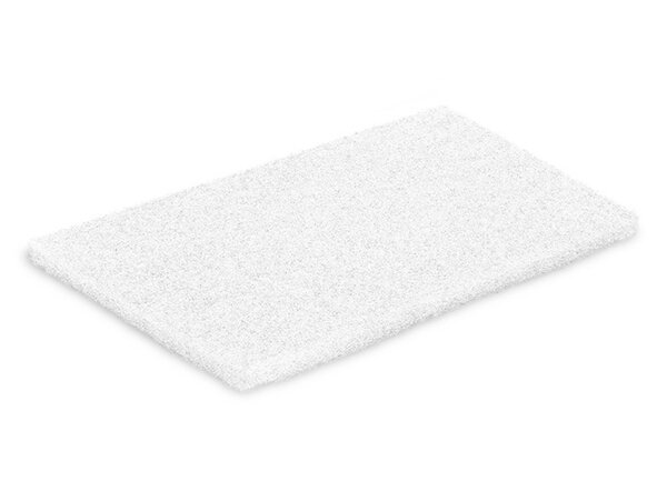 Normal-Handpad Janex - weiß - 250 x 115 mm - rechteckig - 100 Polierpads