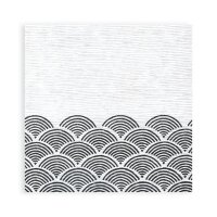 SemyTop Motivservietten Bögen schwarz - 40x40 cm -...