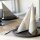 SemyTop Airlaid-Motivservietten gestreift sandbeige 44x44 cm 800 Servietten
