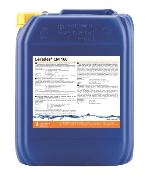 Lerades CM 160 Gewerbespülmaschinenreiniger - 25 kg - Geschirreiniger