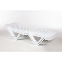 Resol Sonnenliegen - weiß - Kunststoff - 4 Liegen
