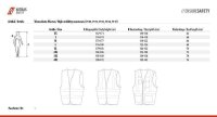 Nitras Warnschutz Weste | Gr. S - 4XL | orange | Klettverschluß | Warnschutzweste