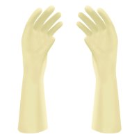 200 Paar Gentle Skin Premium OP-Handschuhe - natur - steril - puderfrei - anatomisch geformt - Gr. 6 - 9