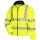 Nitras Motion Tex Fleecejacke | Gr. 4XL | gelb | abnehmbare Ärmel | Warnschutz