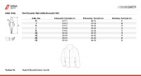 Nitras Motion Tex Fleecejacke | Gr. 5XL | gelb | abnehmbare Ärmel | Warnschutz