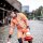 Nitras Motion Tex Fleecejacke | Gr. XS - 5XL | orange | abnehmbare Ärmel | Warnschutz