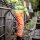 Nitras Motion Tex VIZ Plus Warn-Regenhose | Gr. S - 4XL | orange Warnschutzhose