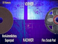 Flex Scrub Brush Pad - schwarz - 510 mm - Pad f. Reinigungsmaschinen