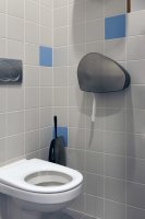 PlastiQLine Exclusive Großrollenspender mini + Restrolle - Toilettenpapierspender