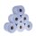 Jantex Handtuchrollen für Innenabrollung - blau - 1-lagig - 12 Rollen