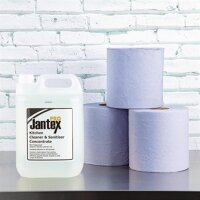 Jantex Handtuchrollen für Innenabrollung - blau - 2-lagig - 12 Rollen