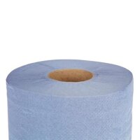 Jantex Handtuchrollen für Innenabrollung - blau - 2-lagig - 12 Rollen
