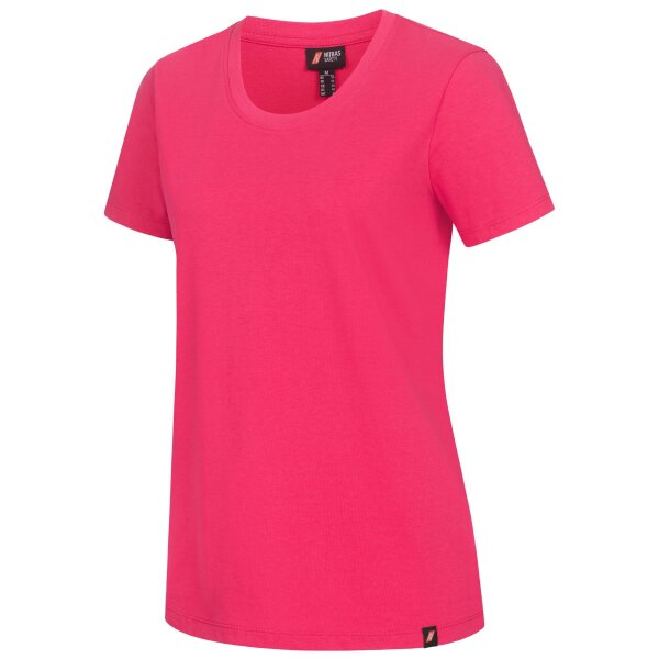 Nitras Motion Tex Plus T-Shirt  | Gr. XS-3XL | 20 Arbeitsshirts Damen | pink