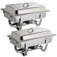 Olympia Milan Chafing-Dish - 4 Speisenbehälter -...