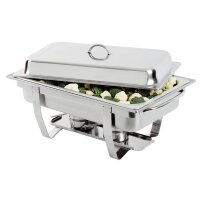Olympia Milan Chafing-Dish - 4 Speisenbehälter - Edelstahl