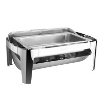 Olympia Madrid Chafing-Dish - Edelstahl - 3 Speisebehälter