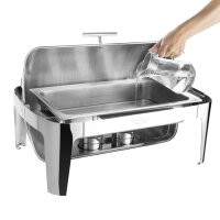 Olympia Madrid Chafing-Dish - Edelstahl - 3 Speisebehälter