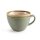Olympia Kiln Cappuccinotassen + Untertassen Moos - 23cl - Porzellan - 6 Sets