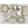 Olympia Kiln Espressotassen + Untertassen Moos - 8,5cl - Porzellan - 6 Sets