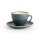 Olympia Kiln Cappuccinotassen + Untertassen Ozean - 23cl - Porzellan - 6 Sets