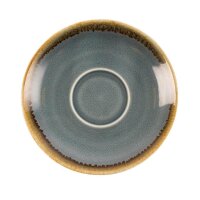 Olympia Kiln Espressotassen + Untertassen Ozean - 8,5cl - Porzellan - 6 Sets