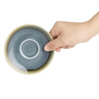 Olympia Kiln Espressotassen + Untertassen Ozean - 8,5cl - Porzellan - 6 Sets