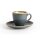 Olympia Kiln Espressotassen + Untertassen Ozean - 8,5cl - Porzellan - 6 Sets