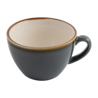 Olympia Kiln Cappuccinotassen + Untertassen Ozean - 34cl - Porzellan - 6 Sets