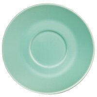 Olympia Cafe Cappuccinotassen + Untertassen - 34cl - 12 Sets - aqua