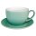 Olympia Cafe Cappuccinotassen + Untertassen - 34cl - 12 Sets - aqua
