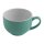 Olympia Cafe Cappuccinotassen + Untertassen - 34cl - 12 Sets - aqua