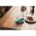 Olympia Cafe Cappuccinotassen + Untertassen - 34cl - 12 Sets - aqua