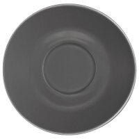 Olympia Cafe Cappuccinotassen + Untertassen - 34cl - 12 Sets - grau