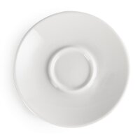 Olympia Whiteware Espressotassen + Untertassen - 6cl - 12 Sets