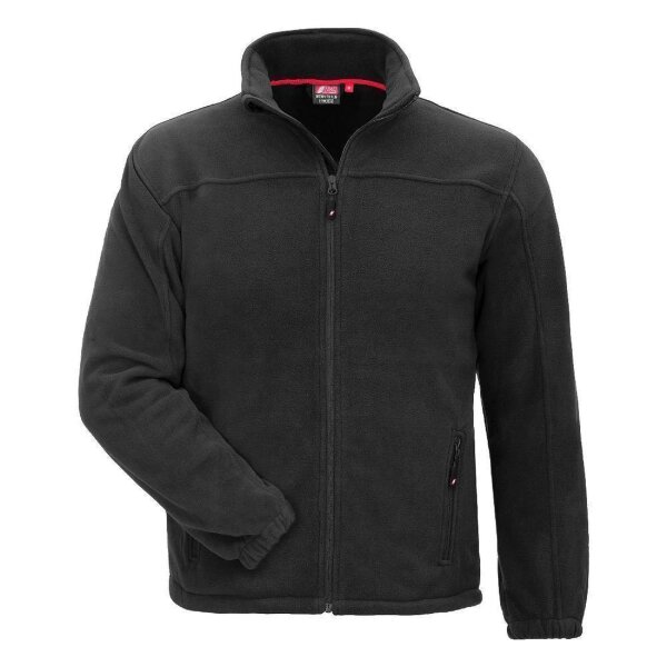 Nitras Motion Tex Plus Fleecejacke | Gr. 3XL | Arbeitsjacke | schwarz