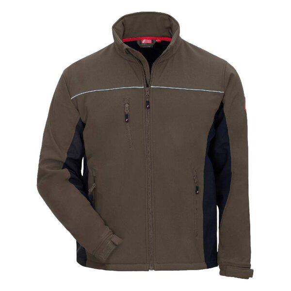 Arbeitsjacke Nitras Motion Tex Light Softshelljacke | Gr. XL | braun