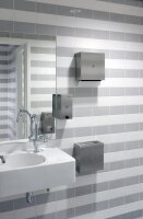 Qbic-Line Seifenspender HQ - 900 ml - Edelstahl - Wandspender