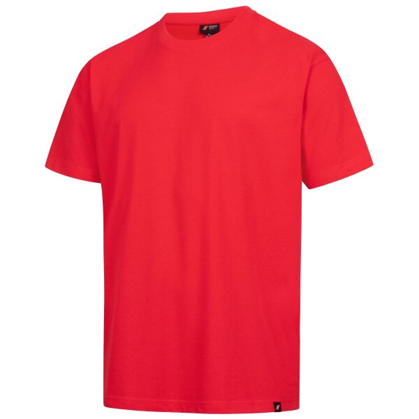 Nitras Motion Tex Plus T-Shirt  | Gr. XS - 6XL | Arbeitsshirt f. Herren | rot