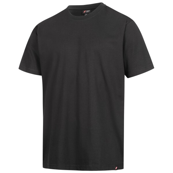 Nitras Motion Tex Plus T-Shirt  | Gr. XS - 6XL | Arbeitsshirt f. Herren | schwarz