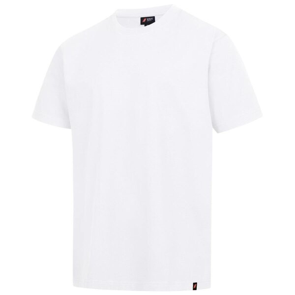 Nitras Motion Tex Plus T-Shirt  | Gr. XS - 6XL | Arbeitsshirt f. Herren | weiß