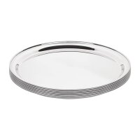 Olympia Rundes Serviertablett - 305mm - Edelstahl - 10...