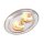 Olympia ovales Serviertablett - 25(B)cm x 15(T)cm - Edelstahl - 10 Tabletts